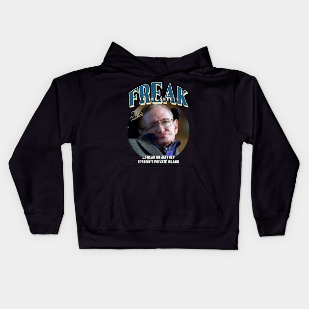 Stephen Hawking Kids Hoodie by dsuss